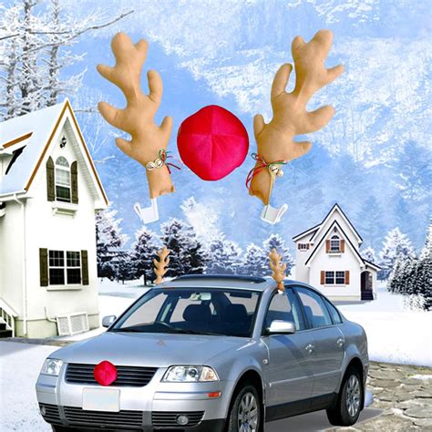 reindeer ears for car|reindeer car kit walgreens.